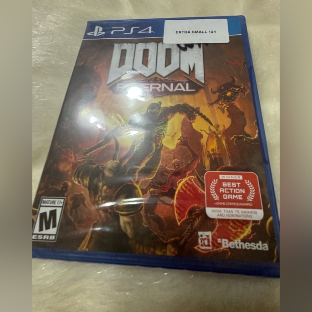 Doom Eternal PS4 Game - Blue Case